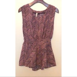 Peplum style top